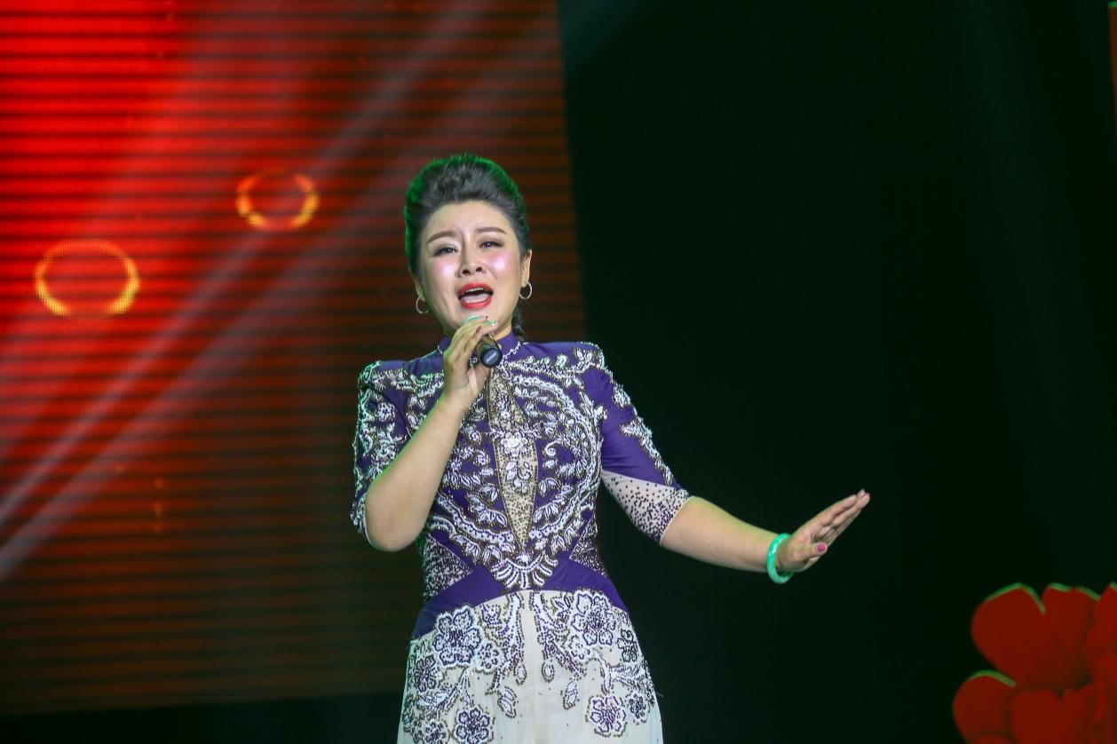 歌曲《江山》《在希望的田野上》表演：王俪霏