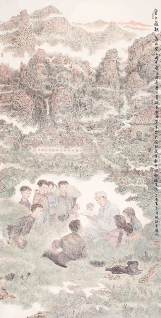 赤勇：堂上飞歌， 248cm x 129cm